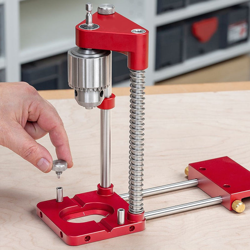 Accurate Wood Drilling Guide with Durable Steel Construction - Fesara