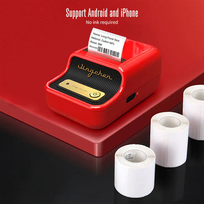 Compact Portable Thermal Label Printer
