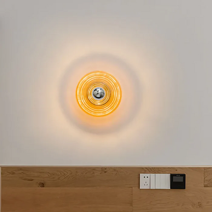 Retro Style Glass Sconce Lamp