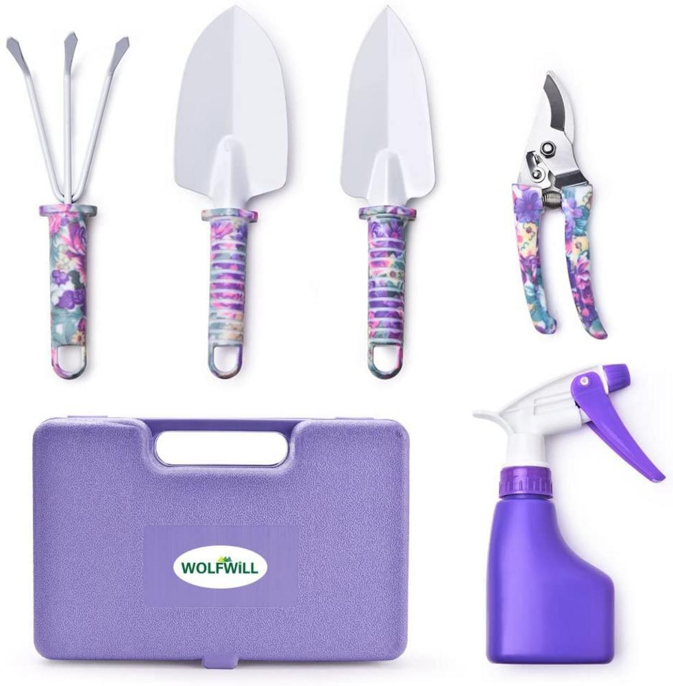 Vibrant 10-Piece Gardening Tool Kit with Ergonomic Handles