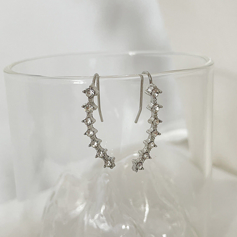 Luxurious Diamond Solitaire Earrings