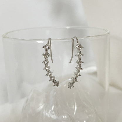 Luxurious Diamond Solitaire Earrings