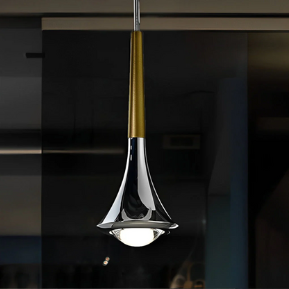 Modern Metal Drop Pendant Light Fixture