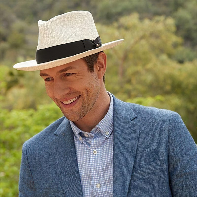 Natural Fiber Panama Sun Hat - Handwoven Straw Hat
