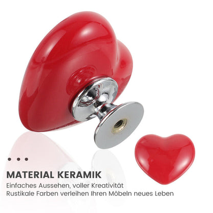 Decorative Heart Shaped Flush Button