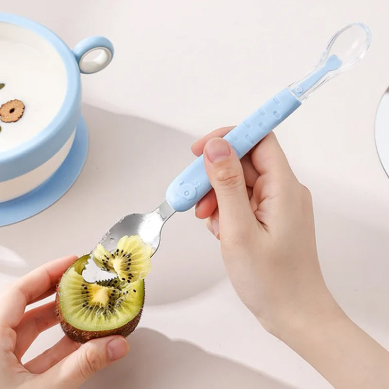 Soft Baby Silicone Spoon Set