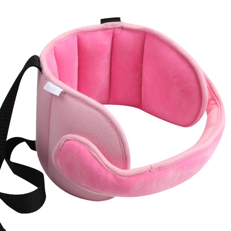 Kids Car Headrest Pillow - Soft Adjustable Travel Cushion