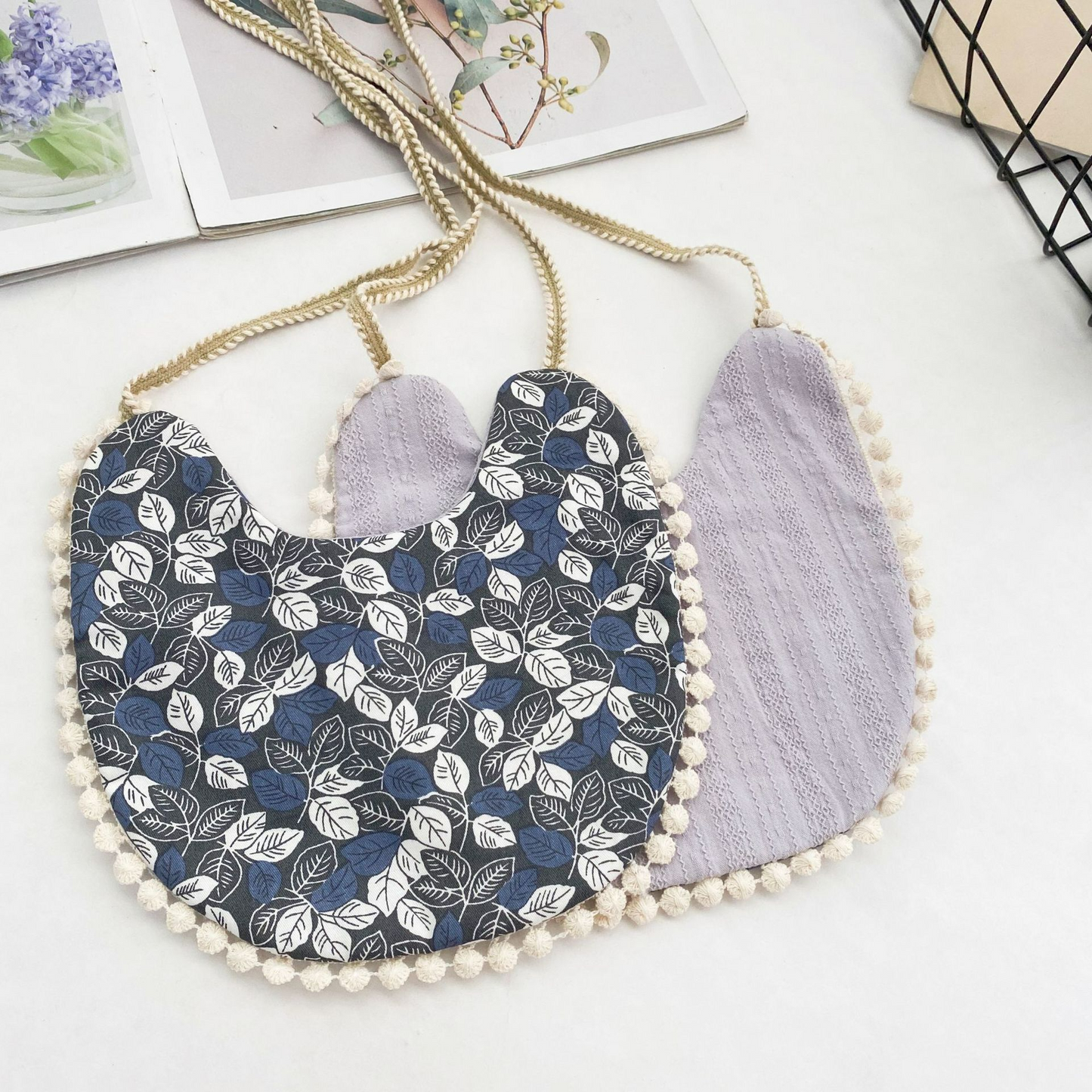 Soft Cotton Reversible Baby Bib Cloth