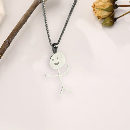 Trendy Funny Pendant Necklace