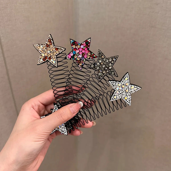 Delicate Clear Star Hair Clip