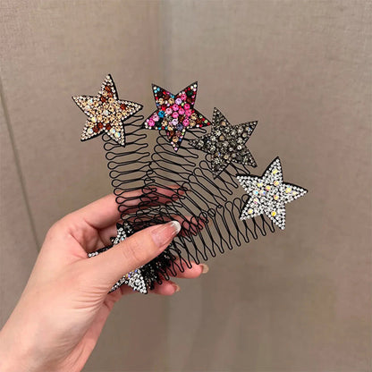 Delicate Clear Star Hair Clip