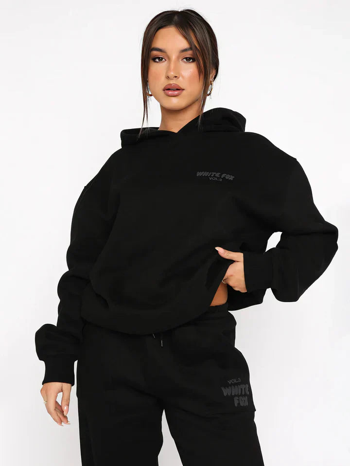 Soft Pink Hoodie and Sweatpants Set