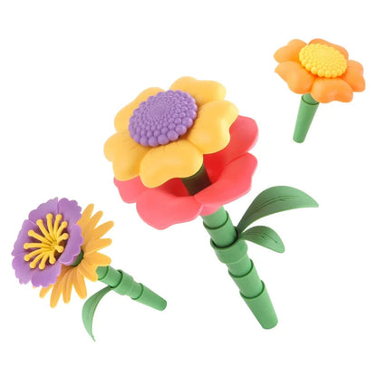 Colorful Blooming Brick Toy Set
