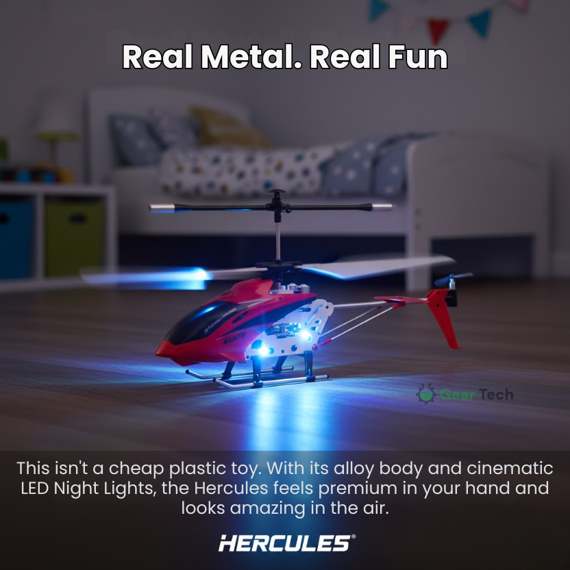 Tough Crash Proof RC Helicopter with LED Lights
