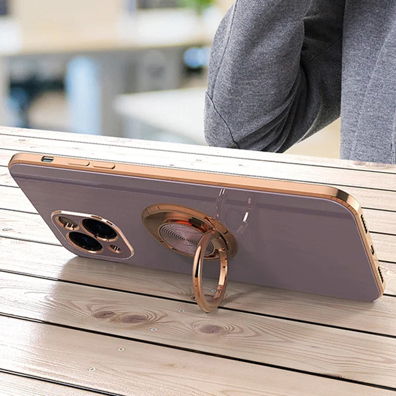 Premium Metal Case with Kickstand for iPhone
