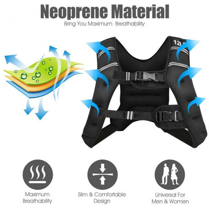 Flexible Weighted Fitness Vest