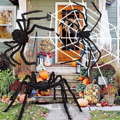 Creepy Halloween Spider Web Decor