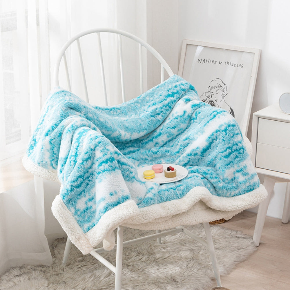 Plush Faux Fur Throw Blanket