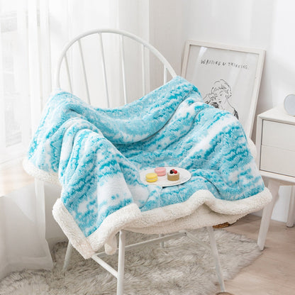 Plush Faux Fur Throw Blanket