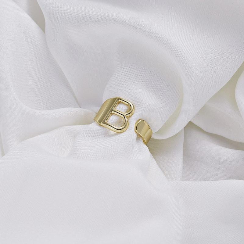 Personalized Alphabet Letter Ring