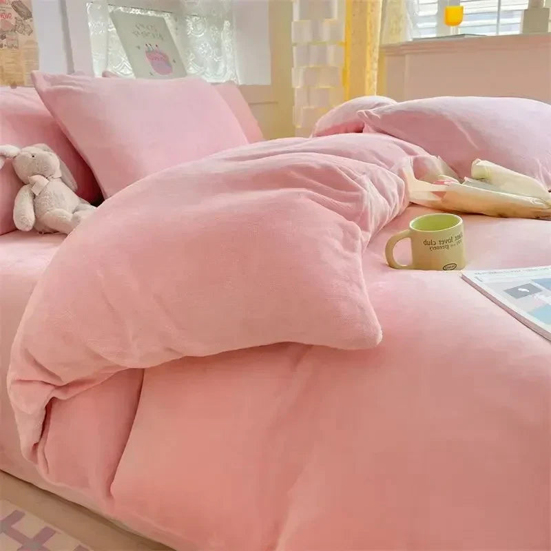 Soft Plush Winter Duvet Cover Set
