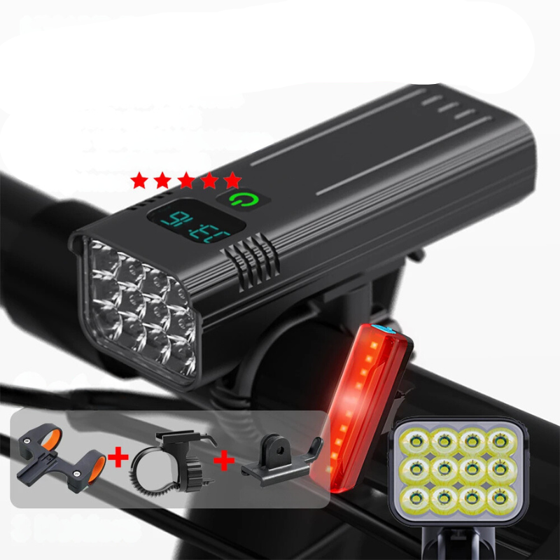 Bright 5000 Lumen USB Rechargeable Bicycle Light