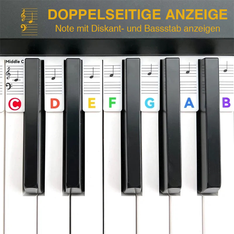 Reusable Piano Key Sticker Notes