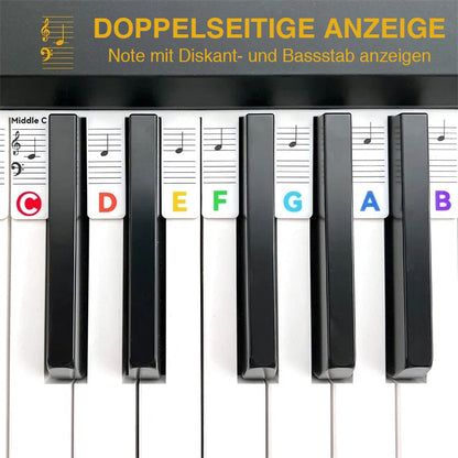 Reusable Piano Key Sticker Notes