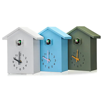 Simple Cuckoo Wall Clock - Classic Silent Hourly Chime