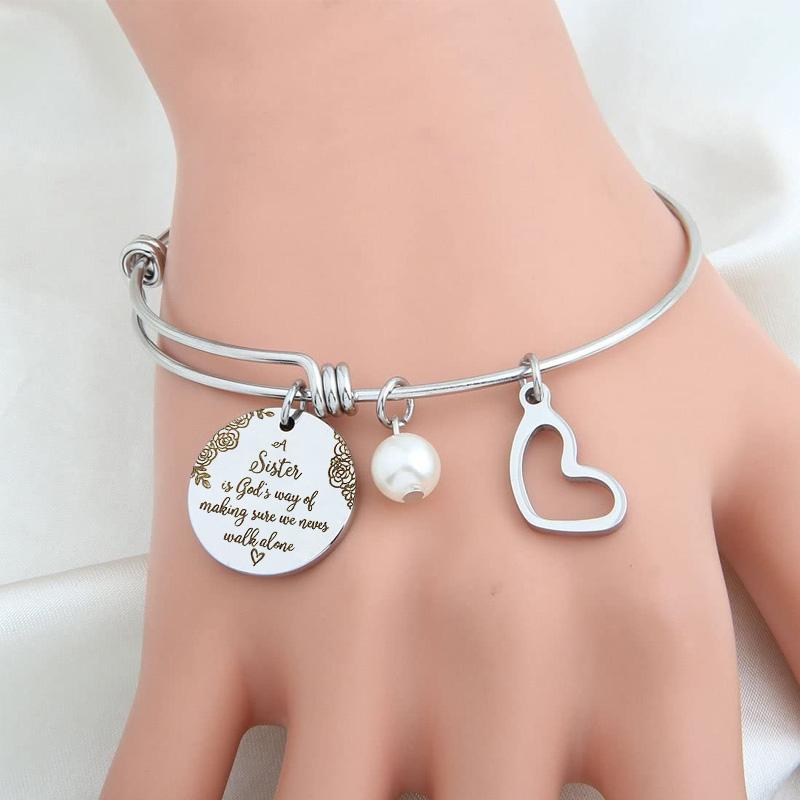 Best Friend Sister Charm Bracelet