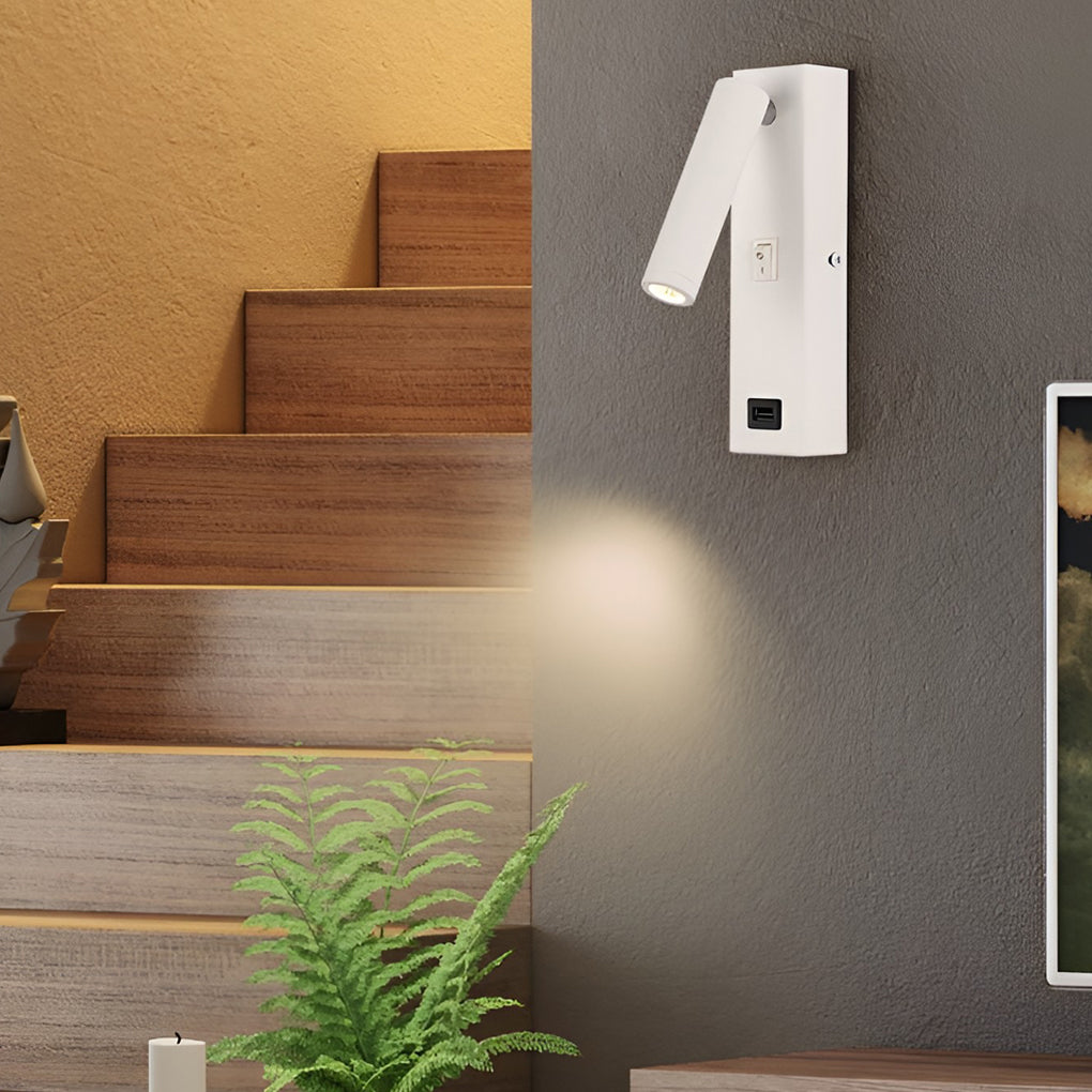 Premium LED Wall Light with USB Charger