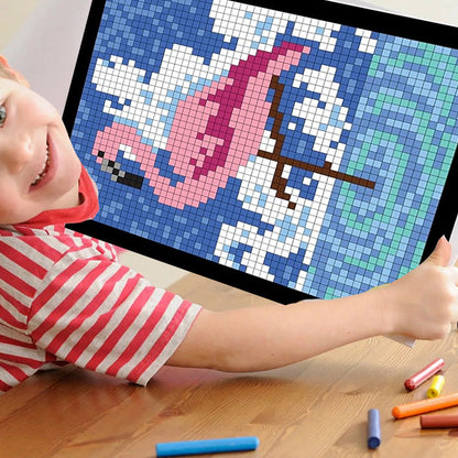 Fun Kids Coloring Book with Numbers and Learning