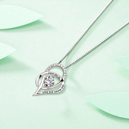 Personalized Heart Mom Necklace