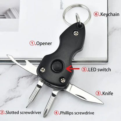 Compact Folding Pocket Keychain