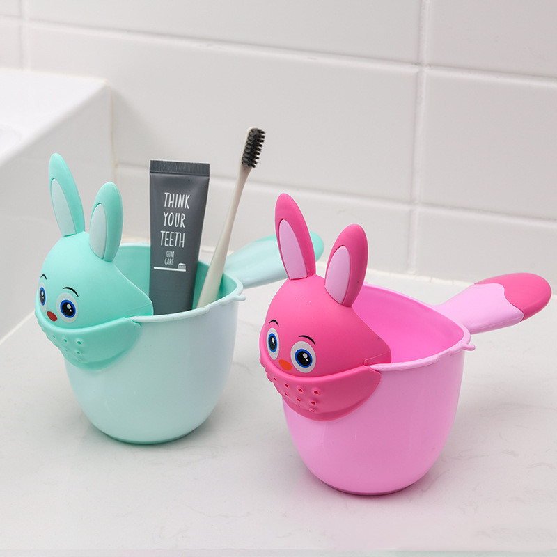 Colorful Bunny Shampoo Rinse Cup for Kids
