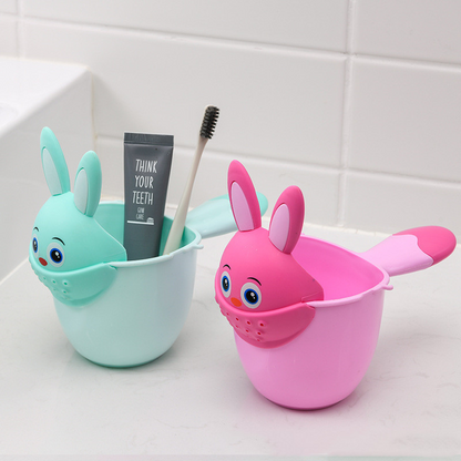 Colorful Bunny Shampoo Rinse Cup for Kids