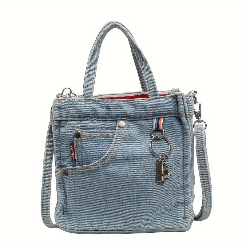 Fashionable Blue Small Cross Body Purse Bag - Fesara