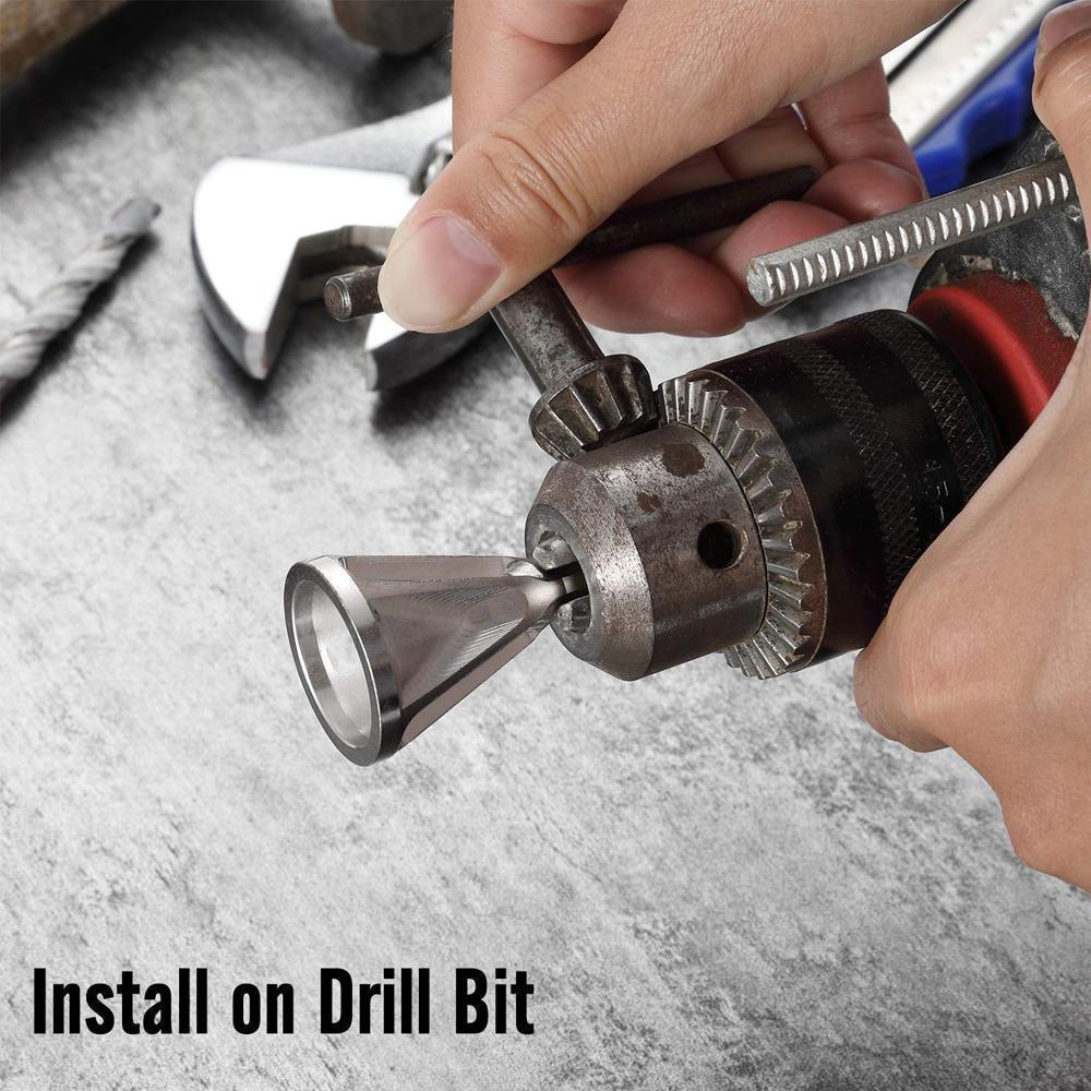 Easy Drill Bit Chamfer Deburring Tool
