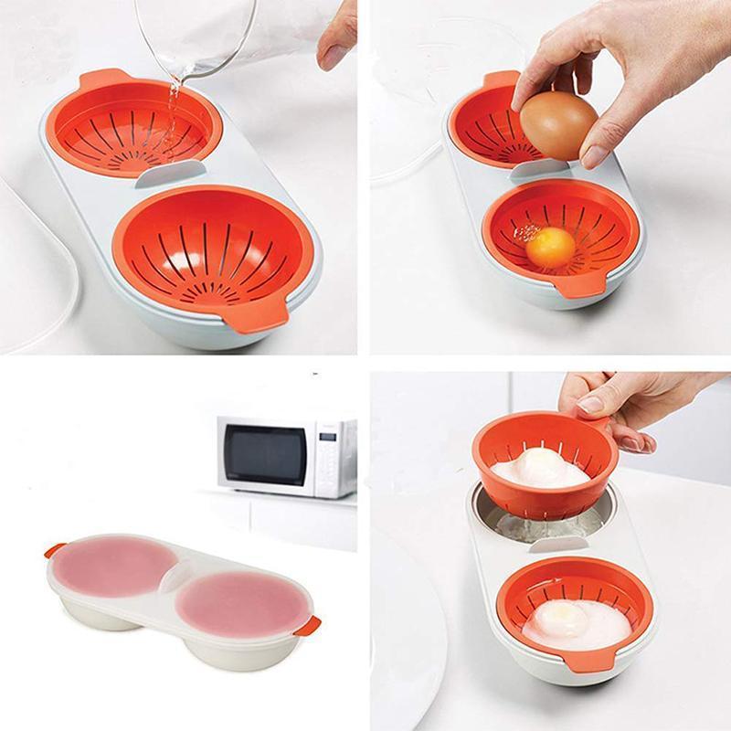 Compact Easy Microwave Egg Boiler