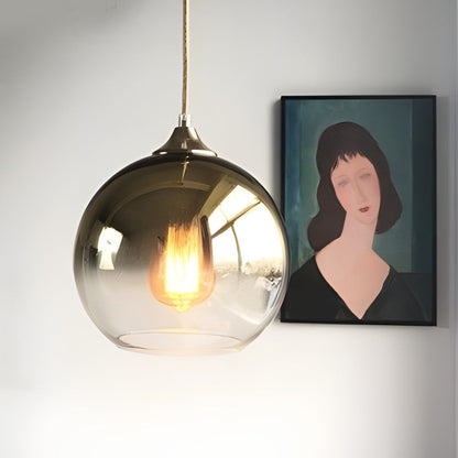 Luxury Clear Glass Ball Pendant Light