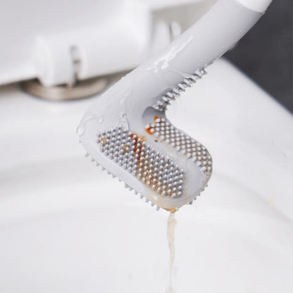 Quick Cleaning Silicone Toilet Brush