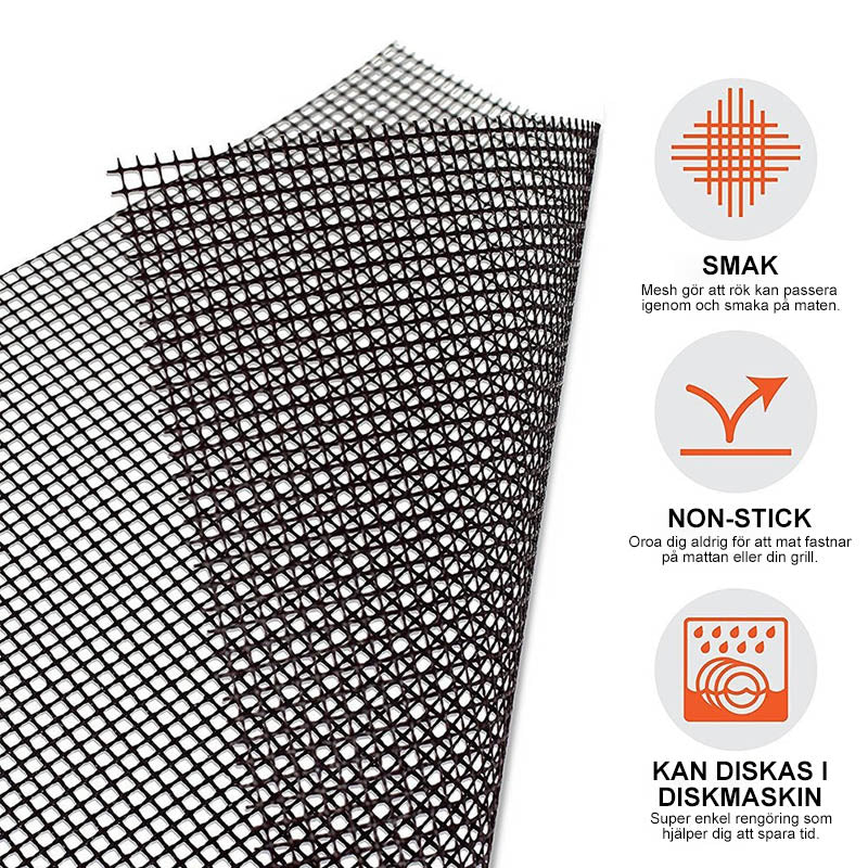 Premium BBQ Grill Mat | Non Stick & Heat Resistant Grill Net
