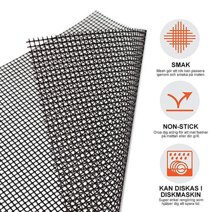 Premium BBQ Grill Mat | Non Stick & Heat Resistant Grill Net