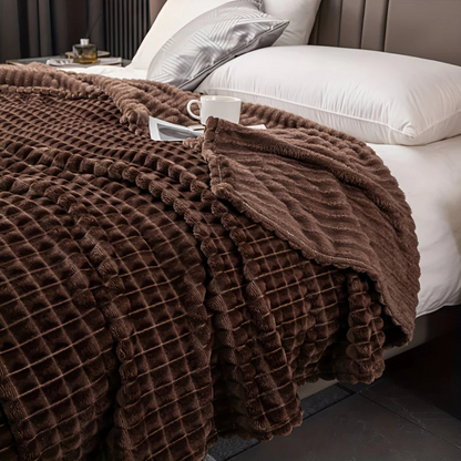 Plush Cozy Fleece Throw Blanket