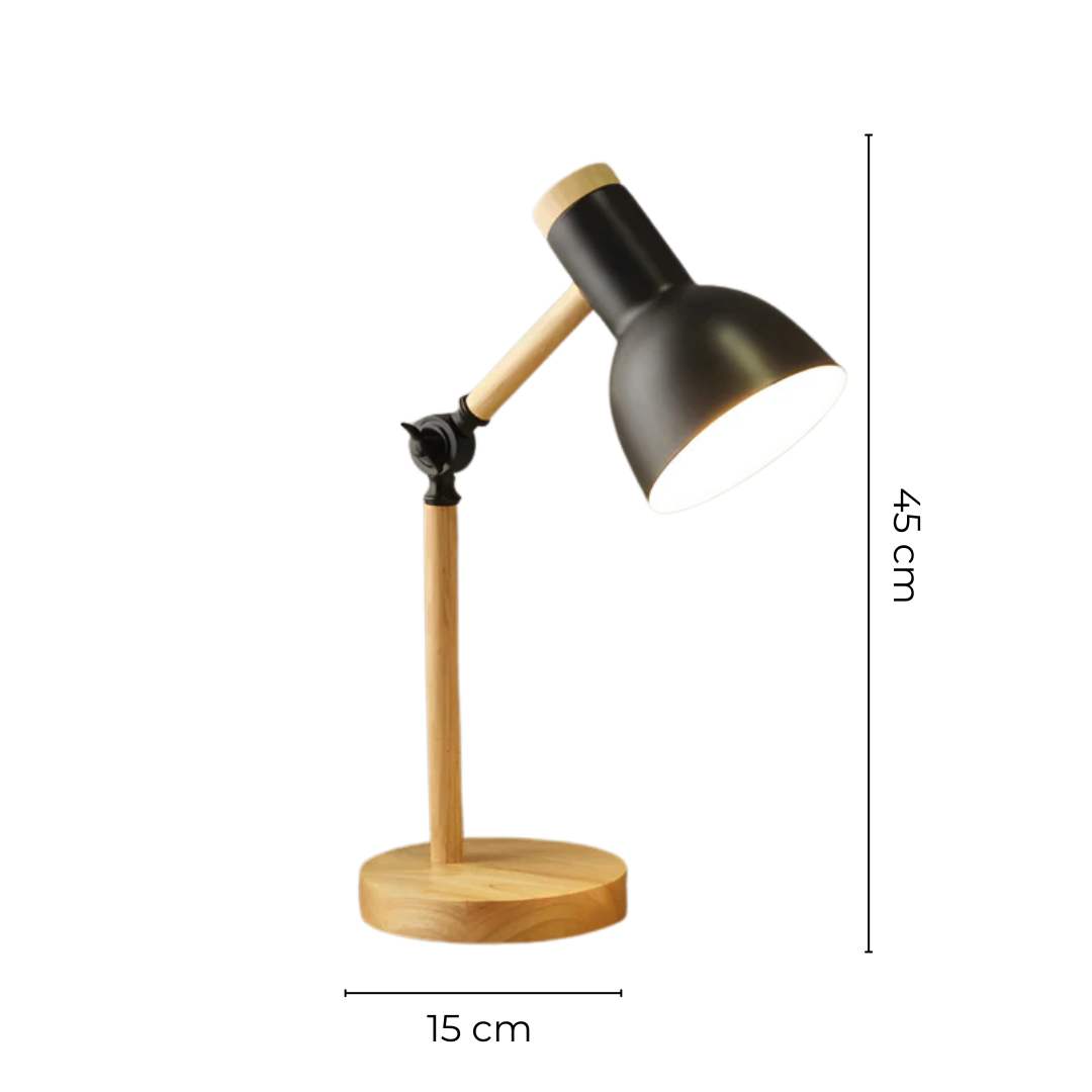Wooden Adjustable LED Desk Lamp