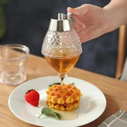 Easy Pour Honey Dispenser with No Drip Design - Fesara