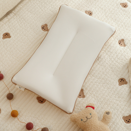 Soft Baby Head Support Pillow with Memory Foam Cushion