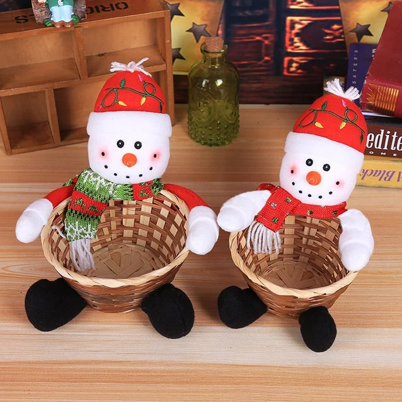 Holiday Sweet Treat Woven Gift Basket