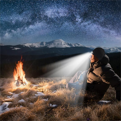 Warm LED Beanie Hat with Detachable Light