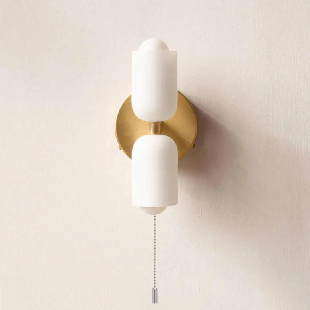 Contemporary Dual Head Wall Light - Fesara